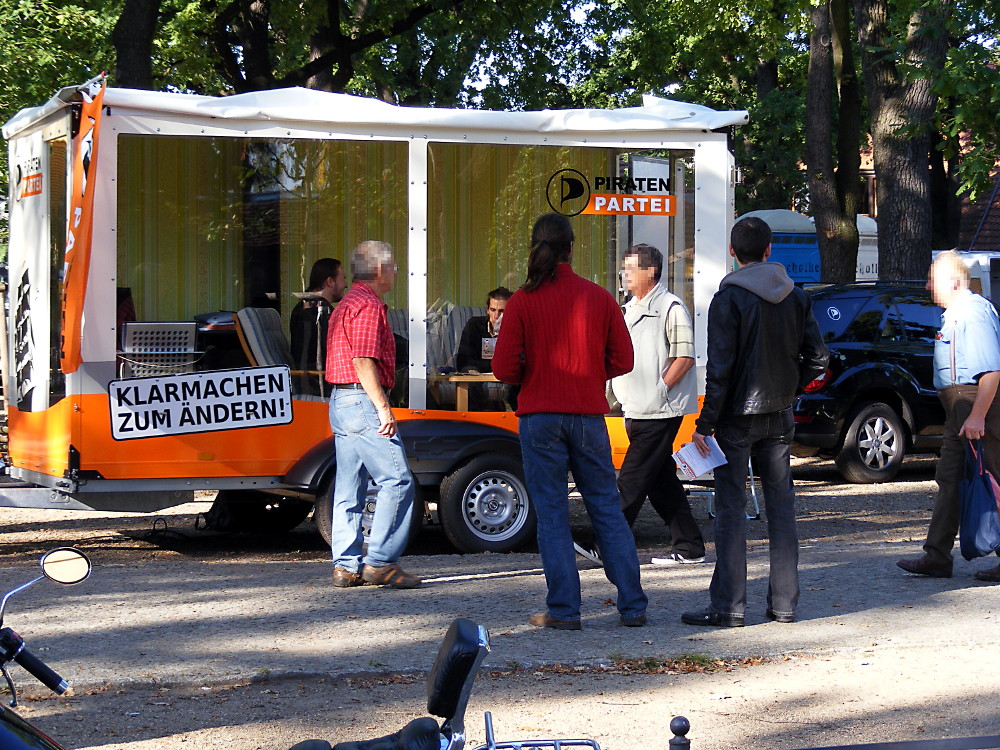 Aktion mit Flyerverteilen in Potsdam am 12.09. 2009